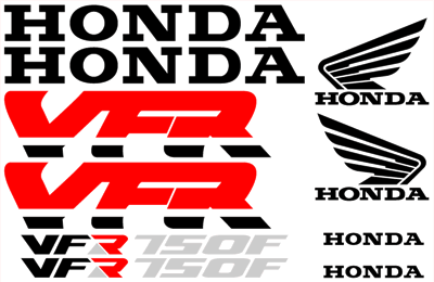 Honda vfr 750 decal #7