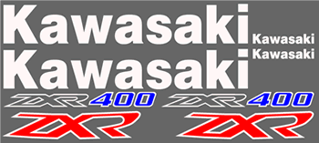 Kawasaki ZXR 400 Decal Set 1994 Model