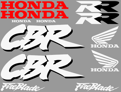 Honda Fireblade 1995 Model Full Decal Set
