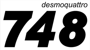 Ducati 748 Desmoquattro decal right style B