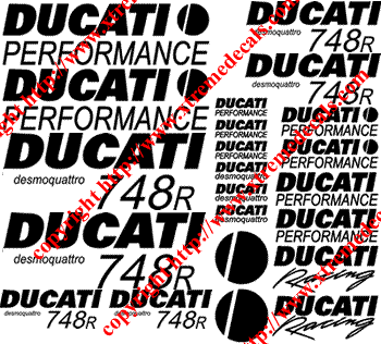 Ducati 748R Full Decal Set