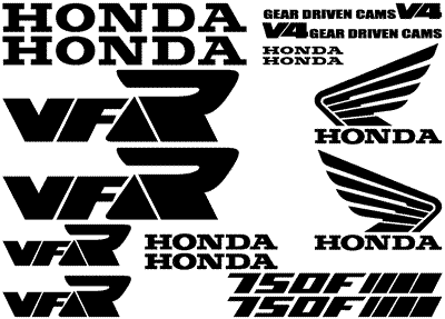 Honda VFR 750 Full Set 1986 1987 