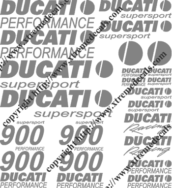 Ducati Supersport 900 24 Decal Set