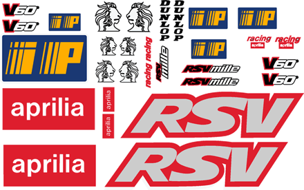 Aprilia RSV Mille Race Decal Set 