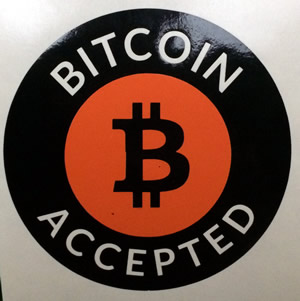 Bitcoin Accepted Decal
