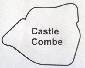 Castle Coombe Circuit Map Decal