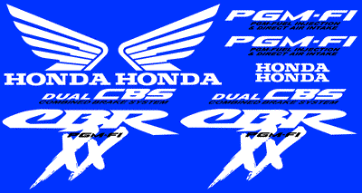 Honda CBR 1100 XX Blackbird 2003 Decal Set
