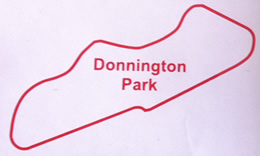 Donnington Park Circuit Map Decal