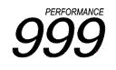 Ducati 999 Performance number decal Right