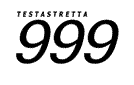 Ducati 999 Testastretta number decal Left