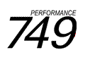 Ducati 749 Peformance number decal Right