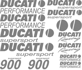 Ducati Supersport 900 14 Decal Set