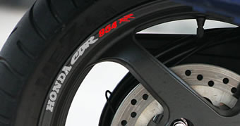 Honda CBR 954RR Rim Decal set
