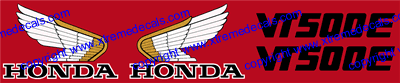 Honda VT500E Decal Set