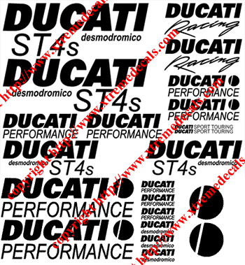 Ducati ST4s Desmodromico 22  Decal Set