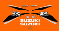 Suzuki K9 600 Decal and Graphics 2009 