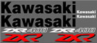Kawasaki ZXR 400 Decal Set 1991 Model