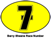 Barry Sheene Race Number 7 Decal