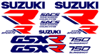Suzuki GSXR 750 Slingshot Decal Set Style B