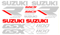 Suzuki GSXR 1100 Slingshot Decal Set Style C